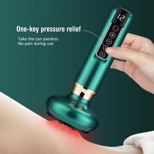 RECHARGEABLE VACUUM CUPPING DEVICE