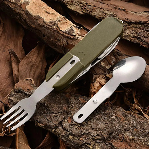 7 IN 1 CAMPING PICNIC CUTLERY KNIFE